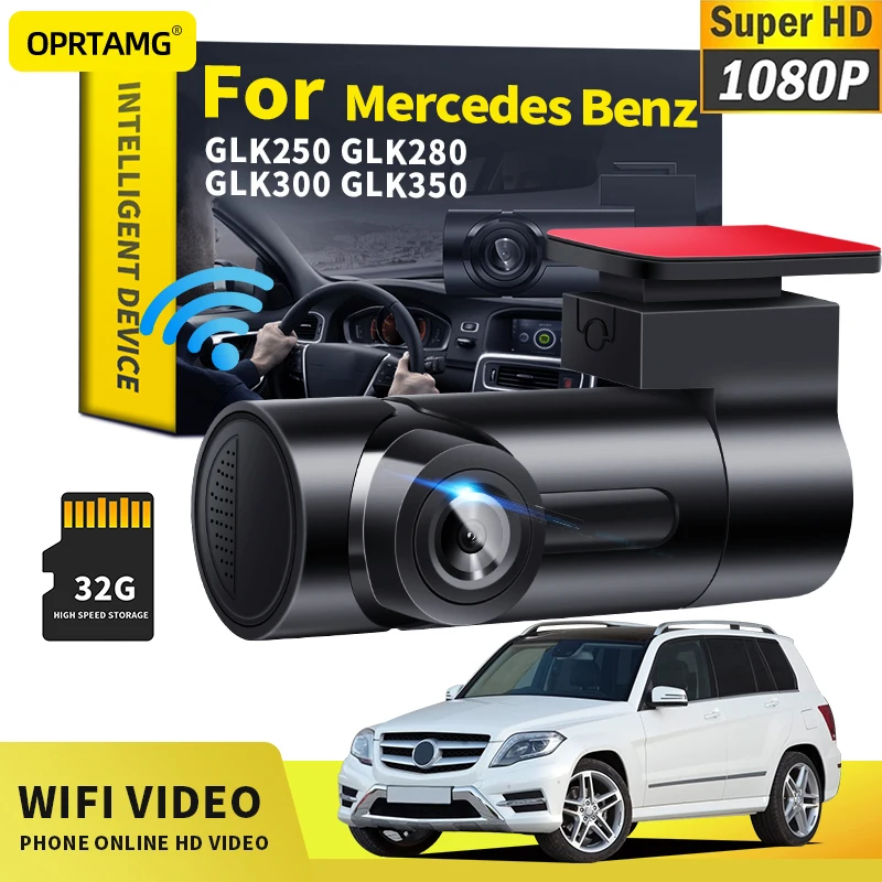 

Автомобильный видеорегистратор OPRTAMG, камера 1080P HD, Wi-Fi, для Mercedes Benz GLK250 GLK280 GLK300 GLK350 1994-2022