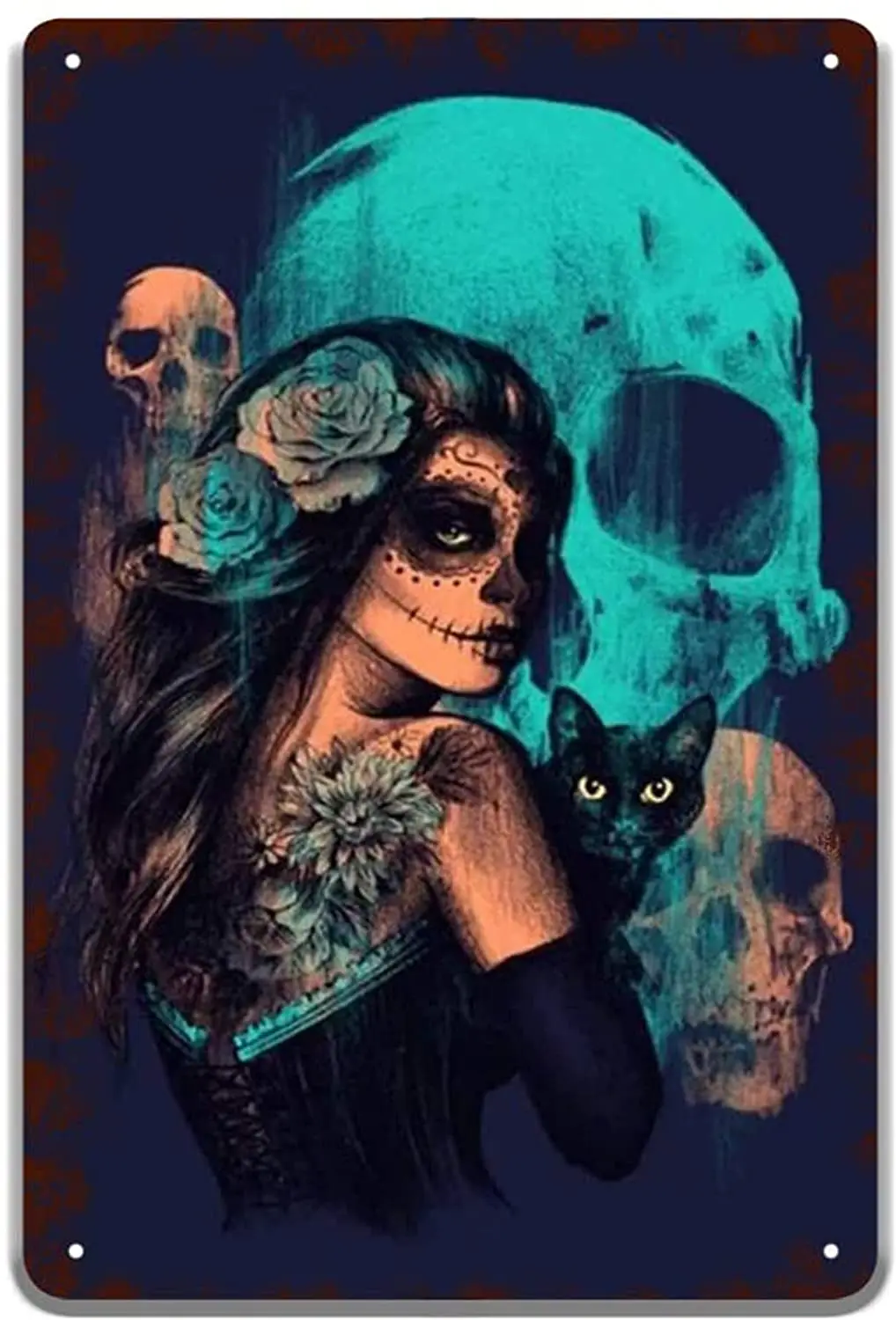 

Полоски Blink 182 табличка Плакат Металлический жестяной знак винтажный Ретро Декор стен