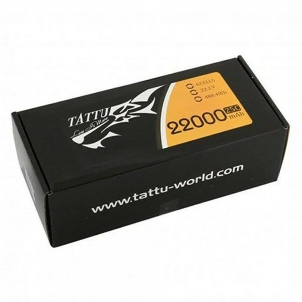 ACE TATTU 22000mAh 22.2V 6S1P 488wh LiPO Battery Burst 25C for Big Load Multirotor FPV Drone Hexacopter Octocopter - купить по