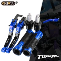 tl1000r logo motorcycle aluminum brake clutch levers handlebar hand grips ends for suzuki tl1000r 1998 1999 2000 2001 2002 2003