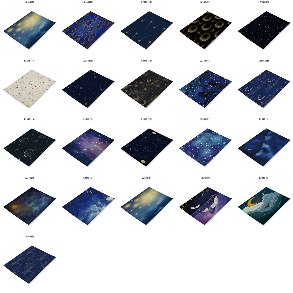 Звездное небо Рисунок Подставка для столовой Звездные напитки Подносы Прямоугольные подставки для стола Материалы для столовых приборов для дома и кухни.