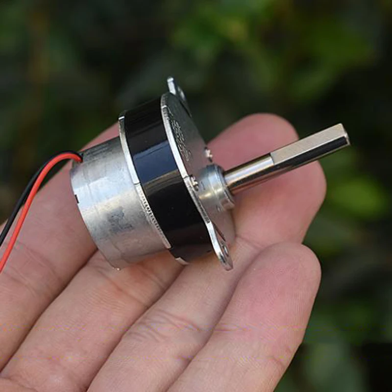 

Micro 300 Gear Motor Mini 32mm Full Metal Gearbox Reducer Motor DC 6V-12V 22RPM Slow Speed Large Torque Long Shaft DIY Toy Robot