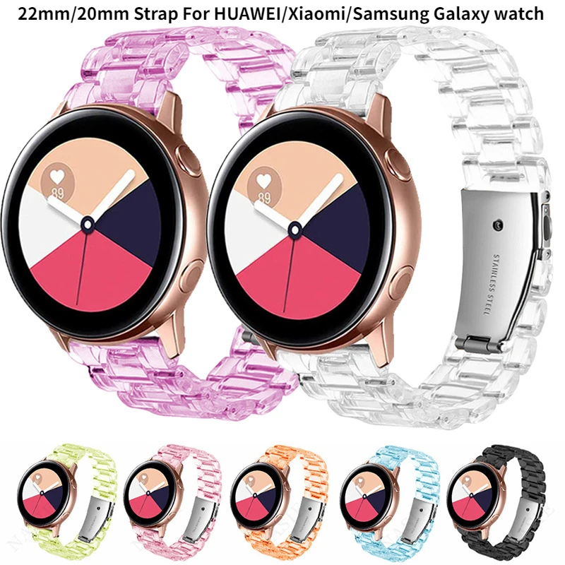 

Ремешок прозрачный для Samsung Galaxy Watch 5 pro 4 classic 3, браслет для Xiaomi Watch S2 S1 pro active