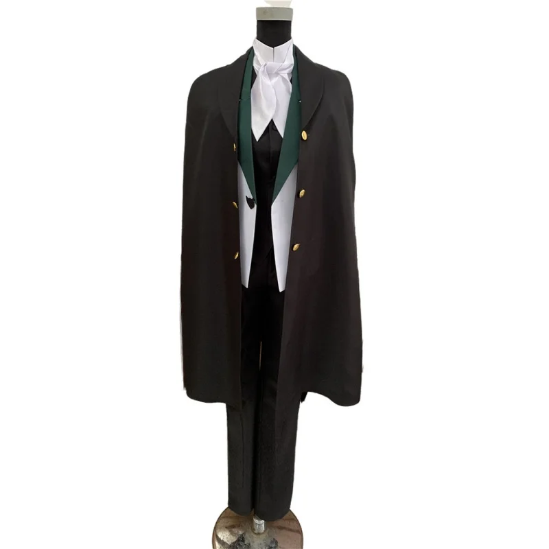 

2023 Bungo Stray dogs Season 2 Edgar Allan Poe Cosplay Costume Halloween Party Outfit Custom Made Any Size