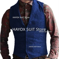 mens suit vest single breasted slim fit wool chalecos business formal steampunk sleeveless jackets waistcoat