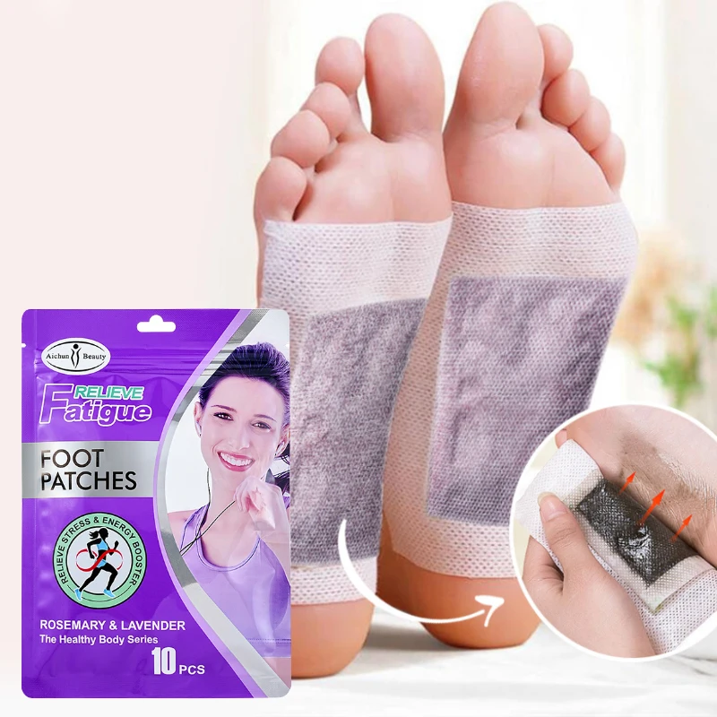 10 шт. патчи для ног с лавандой и розмарином