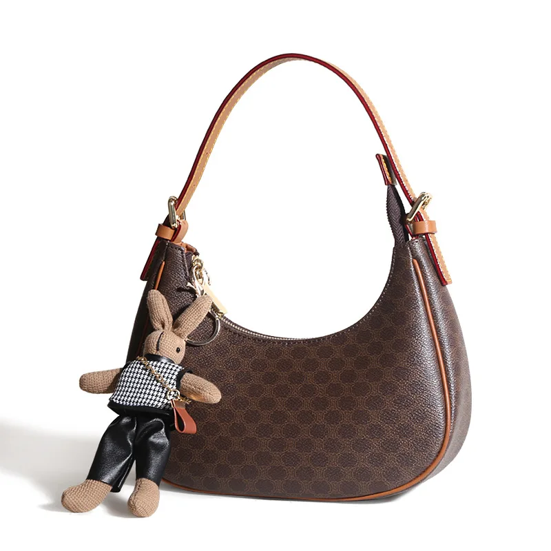 

Women's Bag French Style Medieval Armpit Bag 2023 New Presbyopic Shoulder Messenger Handbag Ladies Hand Bags