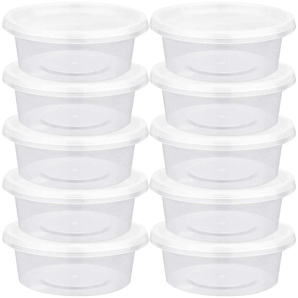 

Containers Box Containercups Lidsportion Boxescondiment Take Disposable Out Sauce Meal Soup Deli Cup Lunch Round Control Prep