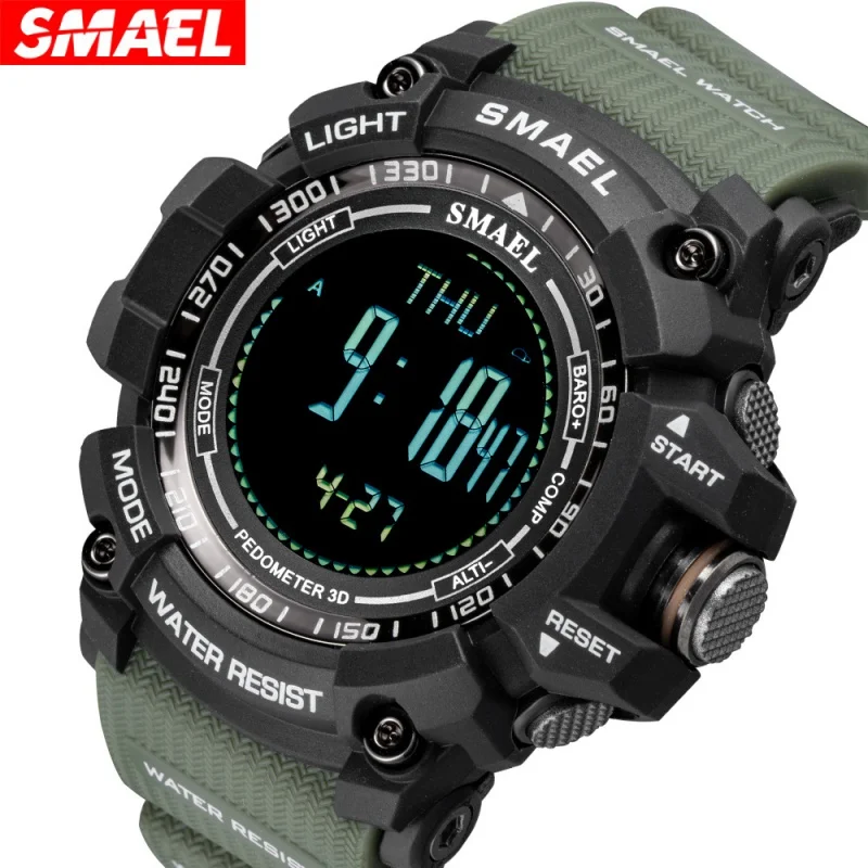 

SMAEL Digital Wrist watches men Sport LED Display Electronic Clock Male Alarm Clocks Chronograph fanshion Watch Hombre Man 8020