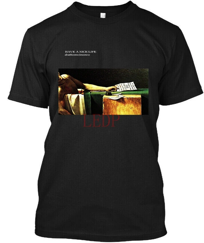 

Счастливая жизнь, сознание смерти, футболка группы Shoegazing, мужские футболки с принтом TeeFashion