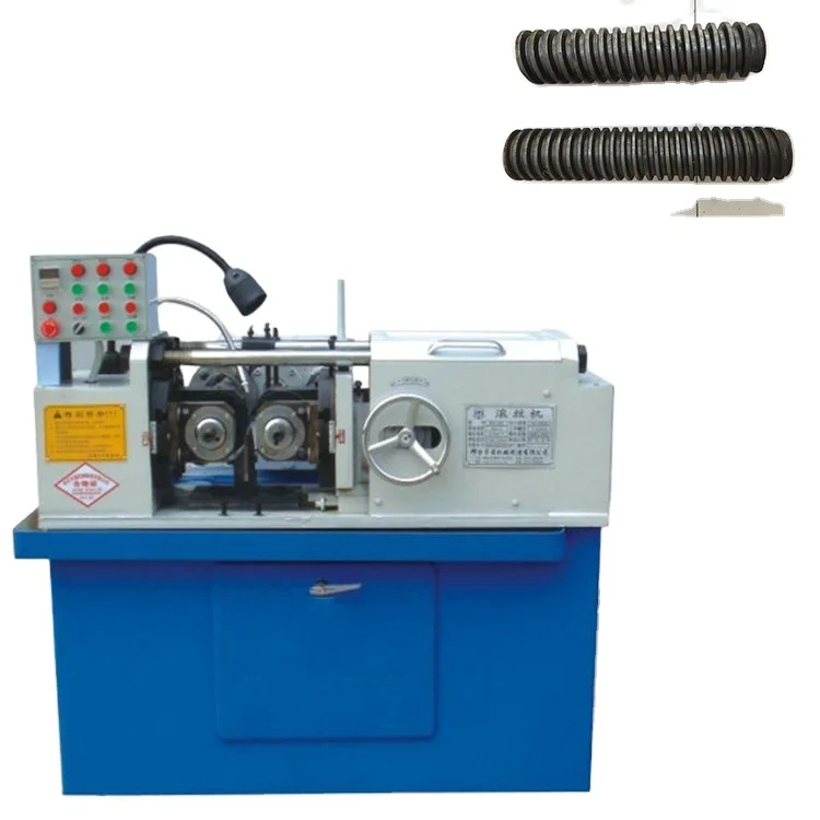 

Steel bar rod pipe bolt screw threading roll making machine manufacture