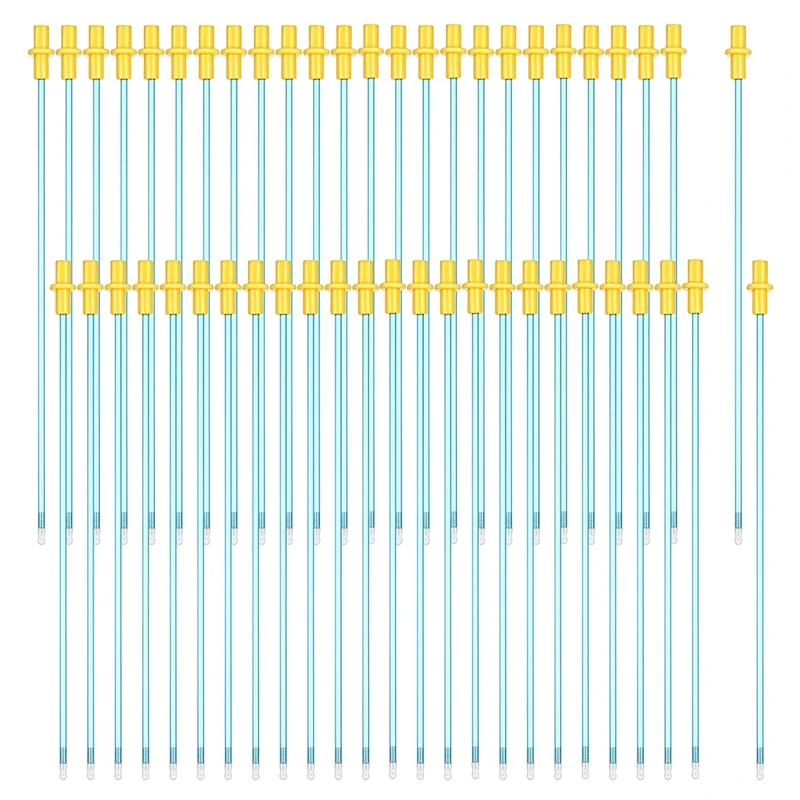

50 Pieces Disposable Artificial Insemination Rods Disposable Breeding Rod Tube Flexible Breeding Catheter Tube For Dog