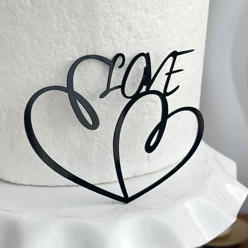 

Топпер для торта YXMJMXS золотой, черный, красный