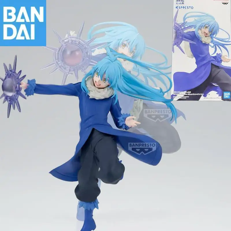 Фото 100% натуральная Bandai Namco Banpresto That Time I Got Reincarnated As A Slime Rimuru Tempest, аниме-фигурка, модель, коллекционная игрушка в подарок №1