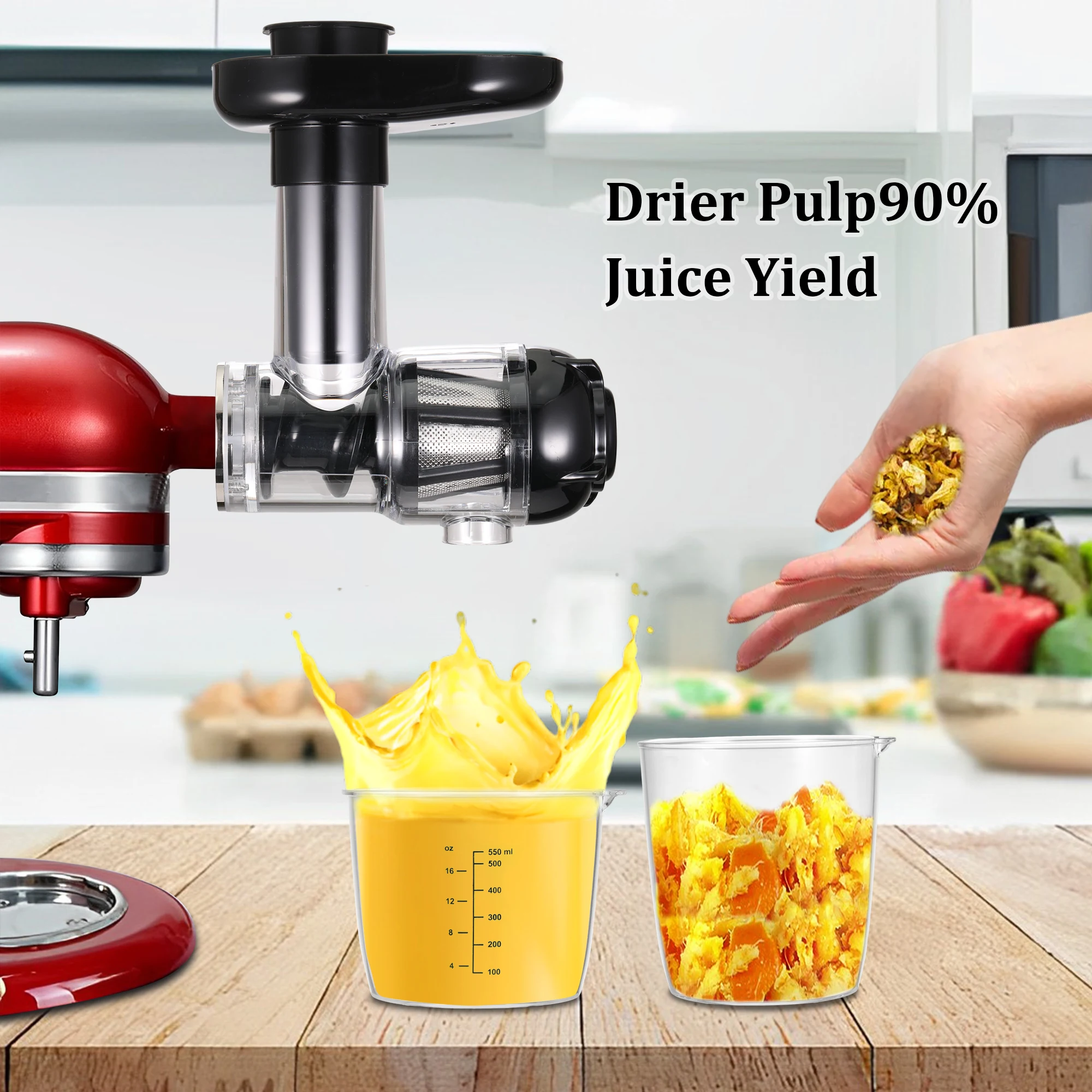 

Juicer Attachment Accessories Rustproof Reusable Juice Extractor Spare Parts Washable Fruit Food Grinder Tools for Kitchenaid