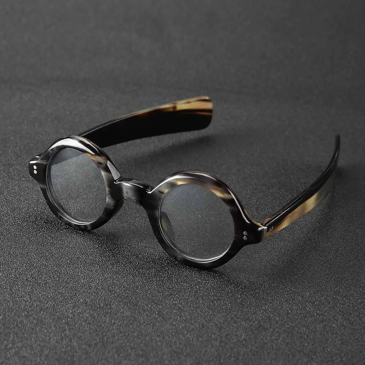 Модель с заклепками в японском стиле солнцезащитные очки ручной работы широкими
