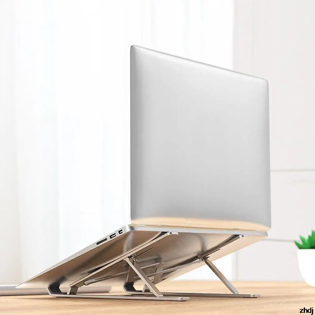 

Portable Laptop Stand Aluminium Foldable Notebook Support Laptop Base for Macbook Holder Adjustable Bracket Computer Accessories
