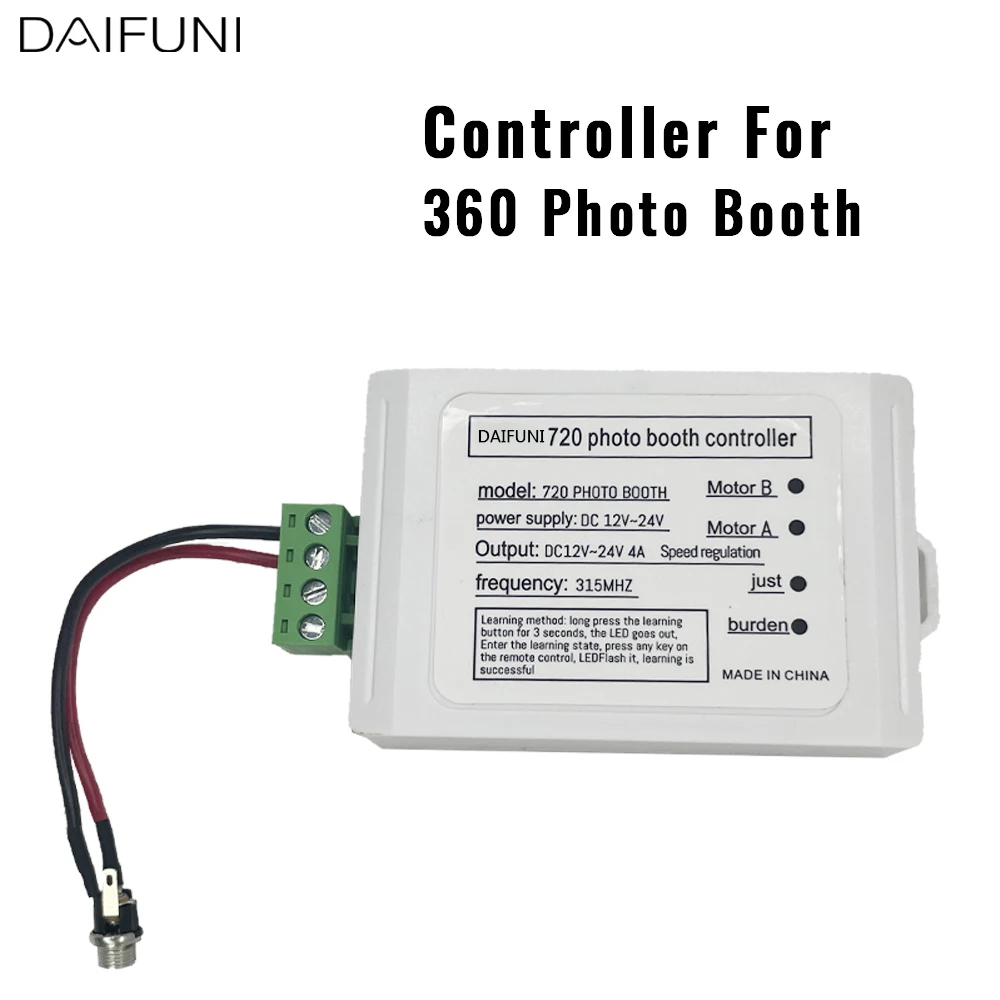 Daifuni 360 Photo Booth Controller Remote Control Motor Rotation For 360 Photo Booth