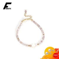 trendy bracelet for women 925 silver jewelry round crystal gemstone accessories girl wedding birthday party bracelets wholesale