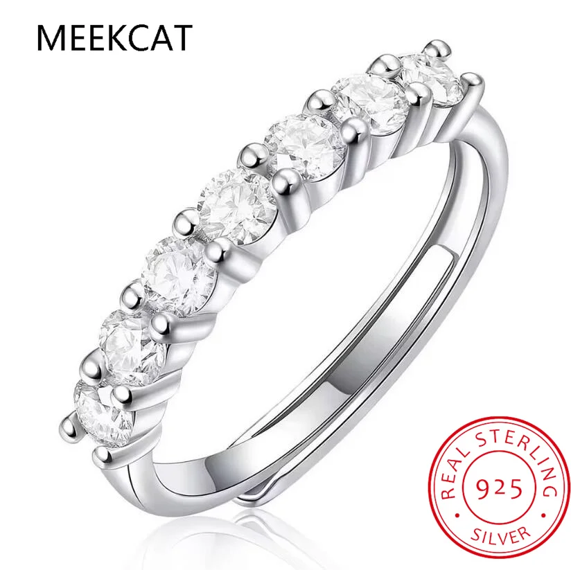 Обручальное кольцо с муассанитом 4 мм D покрытием из 18-каратного золота