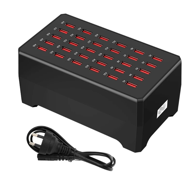 

Portable USB Charger 150W Multiple Ports Charging Station Phone Charger Adapter Base with Intelligent Protections