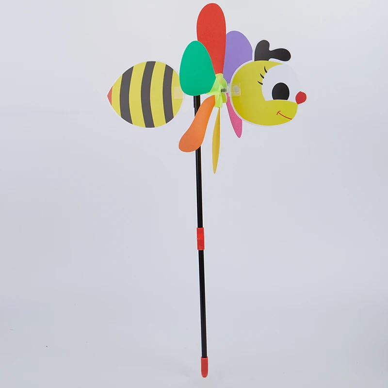 

New Sell 3D Large Animal Bee Windmill Wind Spinner Whirligig Yard Garden Decor