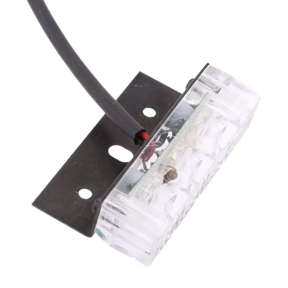 6x светодиодный красная синяя Янтарная Автомобильная решетка стробосветильник