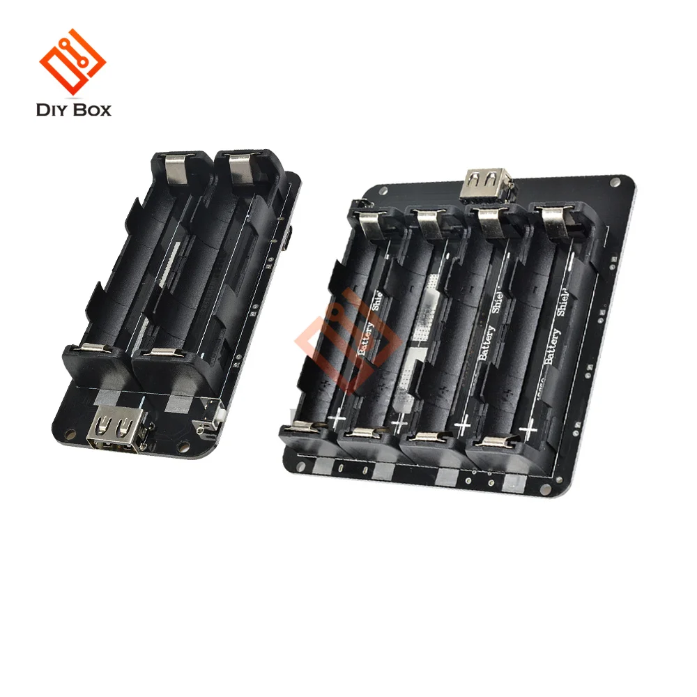 

2X 4X 18650 Lithium Battery Shield V8 V9 Mobile Power Expansion Board Module 5V/3A 3V/1A Micro USB for Arduino ESP32