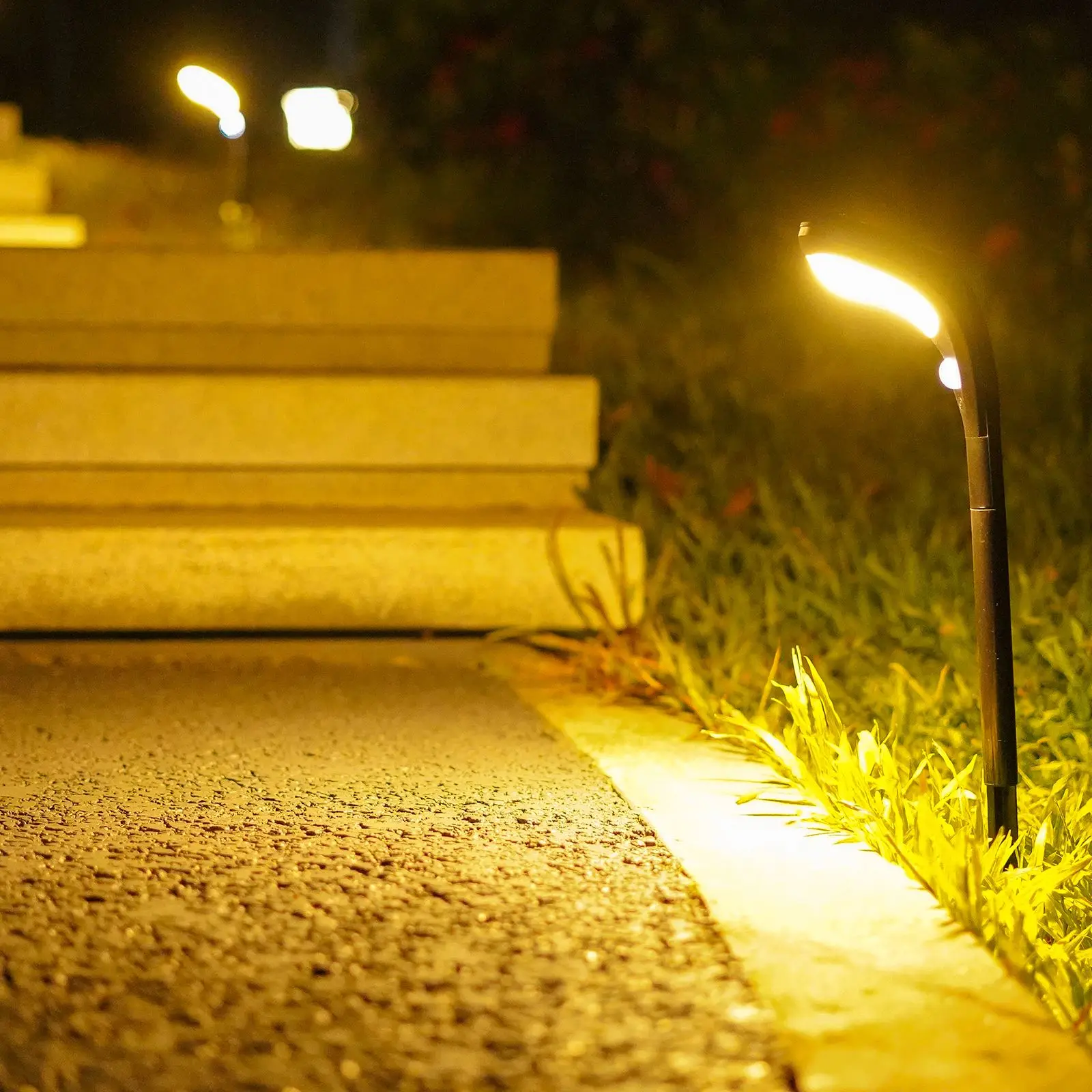 

Уличный светильник для дорожек на солнечной батарее, 15 светодиодов, с датчиком движения, водонепроницаемый IPX5, для сада, дорожной дороги, по...