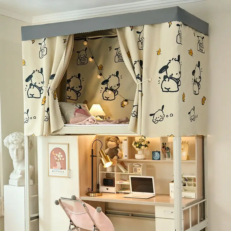 Двухъярусные кровати в студенческом общежитии утолщенная интегрированная