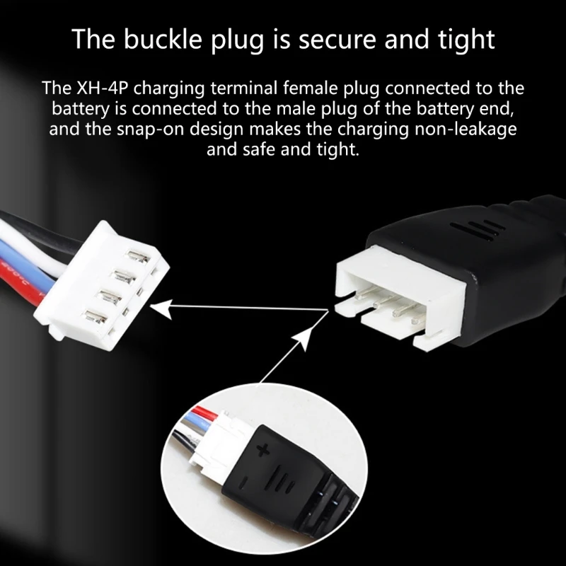 Кабель для зарядного устройства аккумулятора Lipo 11 1 В USB-кабель с разъемом XH4P