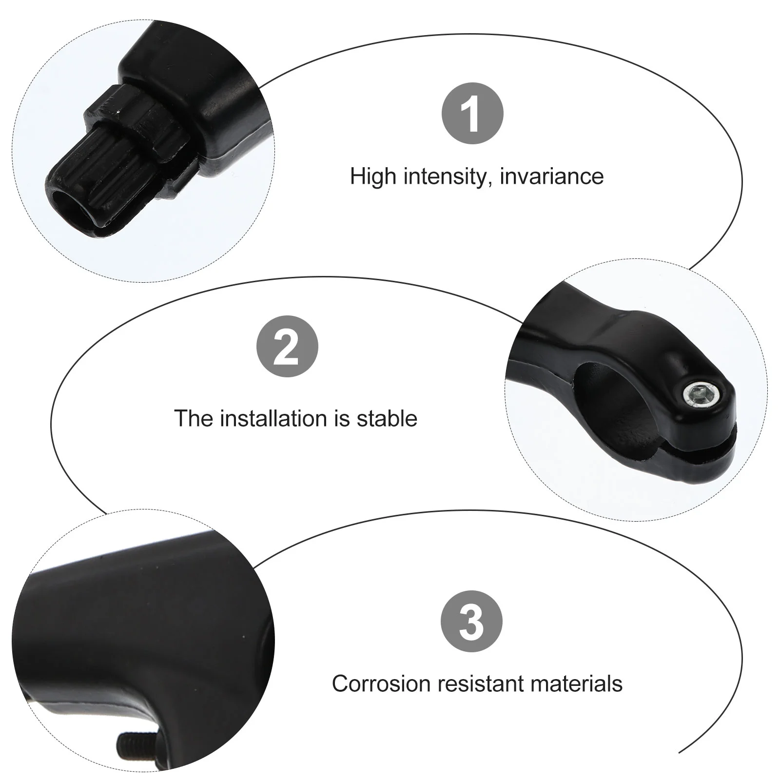 Детский черный зажим для ручки электрического велосипеда