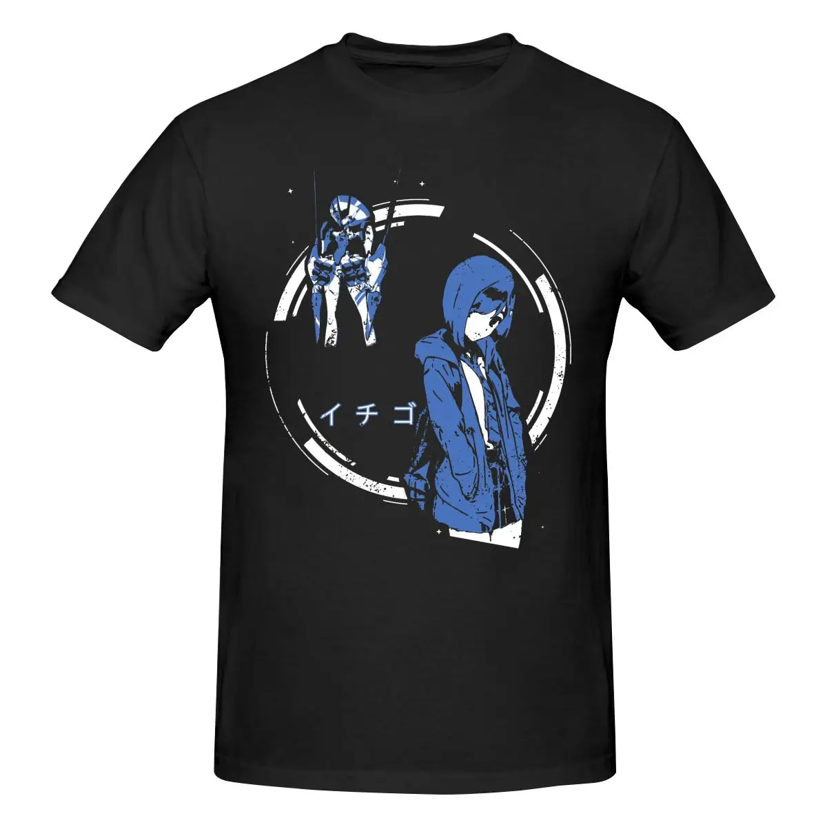 

Ichigo Delphinium Darling In The Franxx T Shirt Cotton Short Sleeve Custom T-shirt