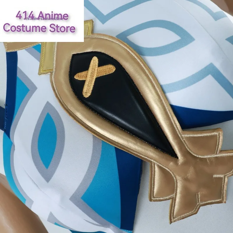 Muinaa Косплей Игра Аниме Genshin Impact Новая ролевая идея Костюм Платье Парик Ролевые
