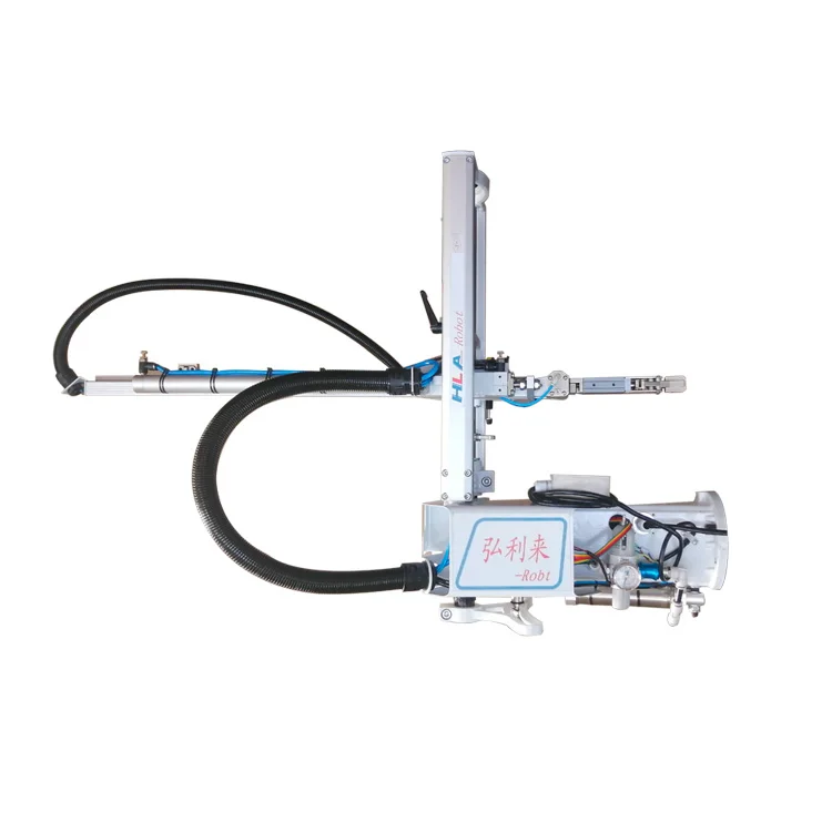 

high speed 550 plc pneumatic robot arm with gripper and suction cups