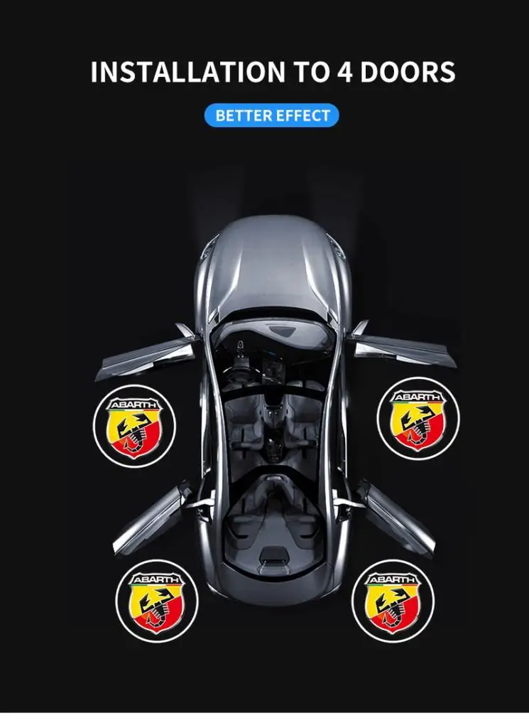 Светодиодный проектор с логотипом автомобильные аксессуары для Renault Nissan Mitsubishi Ford