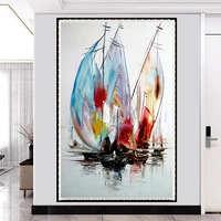 big size artwork draw diy 5d diamond painting full drill square embroidery mosaic art picture of rhinestones home decor gifts