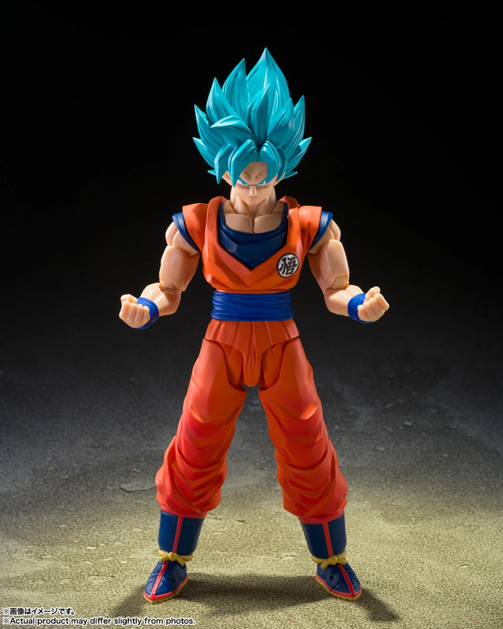 Фото Официальная фигурка BANDAI S.H.Figuarts SSB Сон Гоку Transcending Blue Power, аниме-фигурка с оригинальной коробкой, соединяемая модель, подарок №2