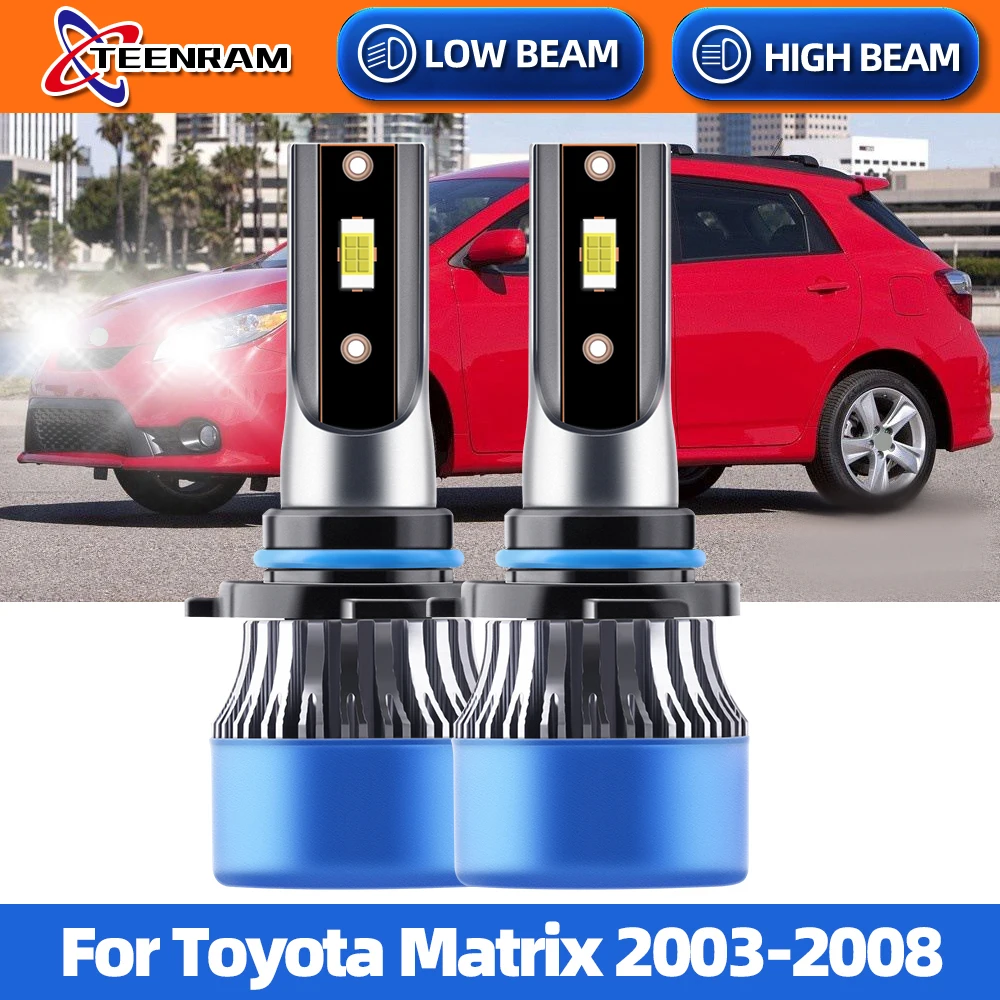 

Canbus Car Headlight Bulbs LED Car Light 6000K 20000LM 120W 9005 9006 HB3 HB4 CSP Chip LED Headlamps For Toyota Matrix 2003-2008