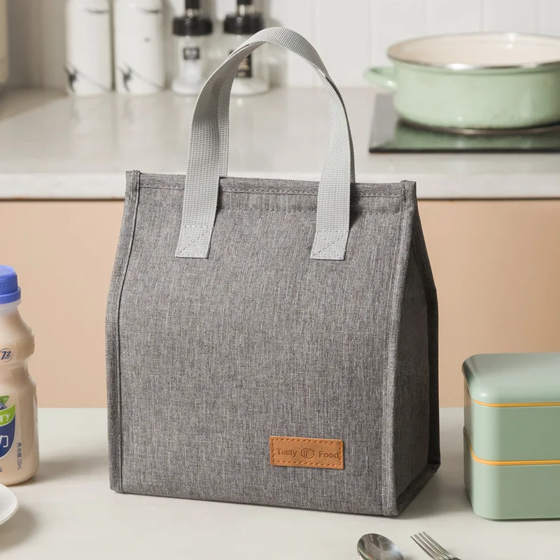 

Новая сумка для ланча, новый Термоизолированный Ланч-бокс, сумка-тоут, сумка-холодильник, обеденный контейнер, школьные сумки для хранения еды