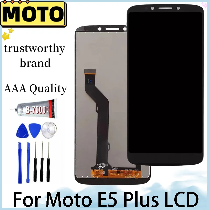 ЖК-дисплей 6,0 дюйма для Moto E5 Plus с сенсорной панелью, дигитайзер экрана в сборе xt707, XT1944-2, дисплей в сборе
