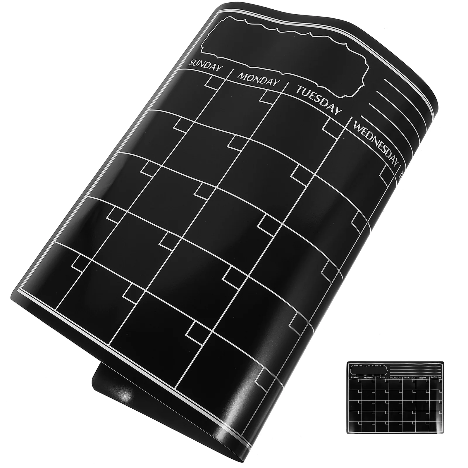 

Доска стираемая сухая календарь черный ежемесячный планировщик холодильника еженедельная доска для холодильника меню планировка белая до...