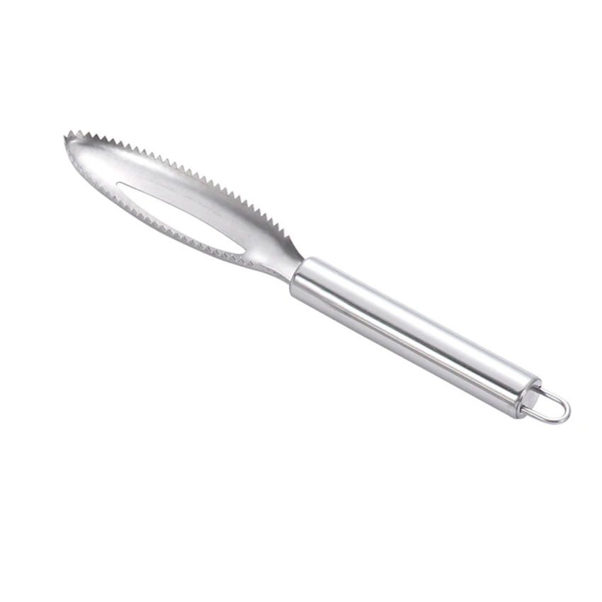 

Щетка для рыбной чешуи, кухонный скребок для удаления рыбной чешуи из нержавеющей стали