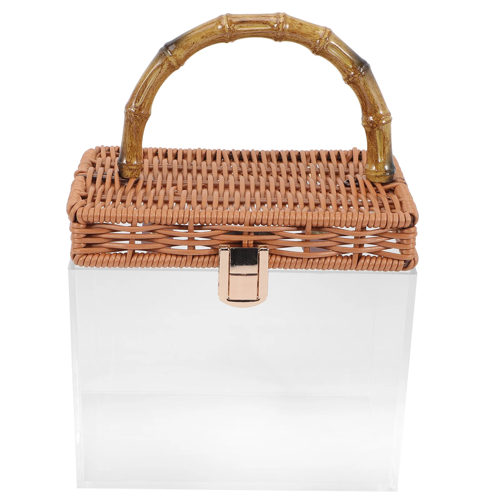 

Storage Organizer Box Makeup Basketcosmetic Desktop Case Pantry Bins Acryliccare Skin Handle Clear Desk Vanity Holder