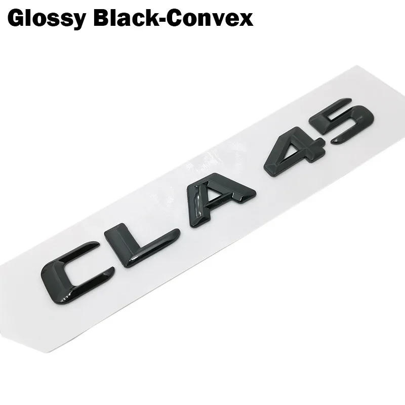 

Матовый черный "CLA 45" багажник автомобиля, задние буквы, значок, эмблема, буква, наклейка, наклейка для Mercedes Benz AMG CLA Class CLA45 AMG