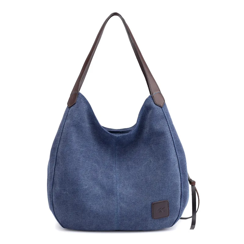 

Холщовая Сумка, женская сумка, модная простая сумка на плечо в Корейском стиле, многослойная Повседневная сумка, сумки для женщин, сумки для ...