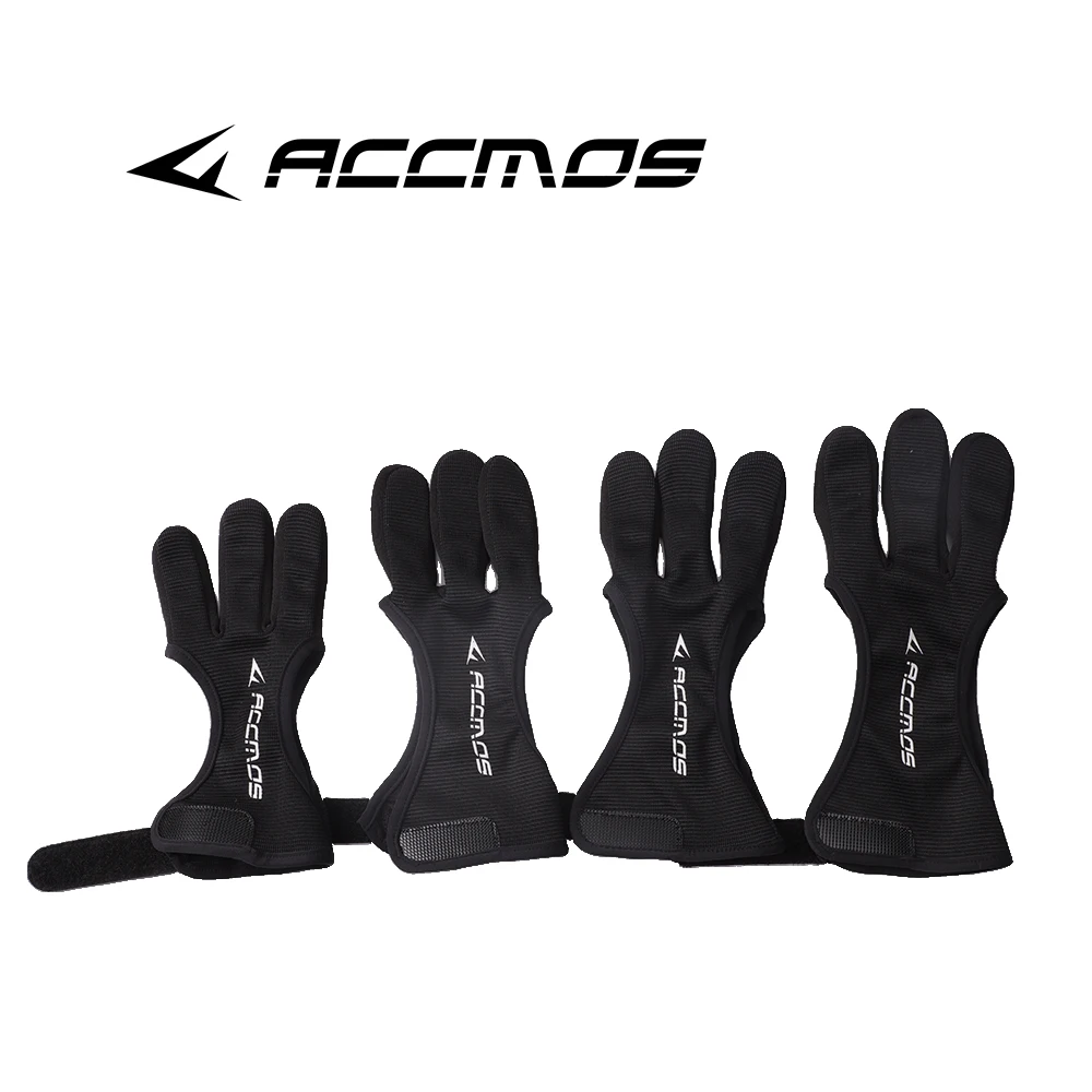 Перчатки для стрельбы из лука, защитные перчатки с 3 пальцами S M L XL ...