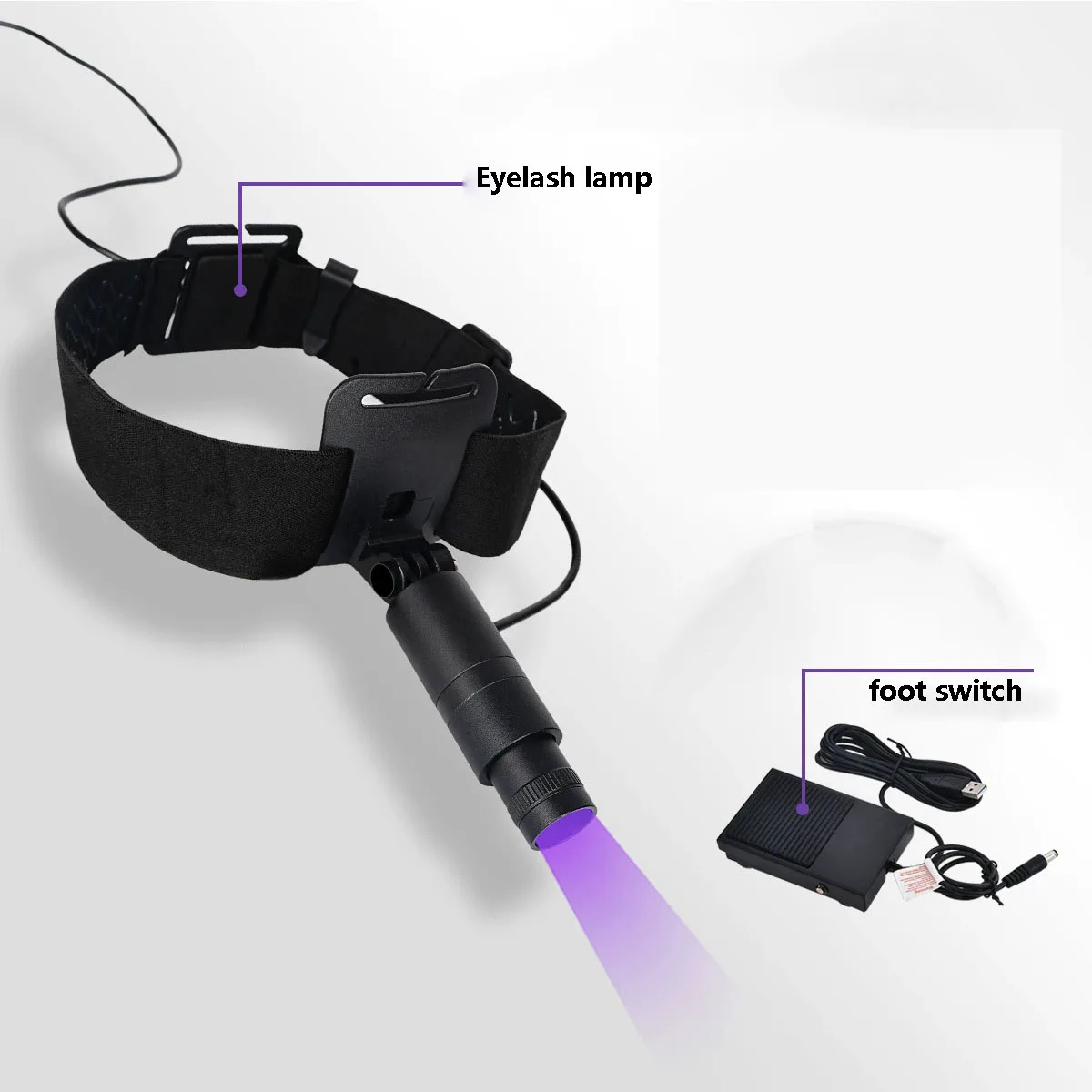 

УФ-лампа для наращивания ресниц и маникюра MERHOLE 6 Вт