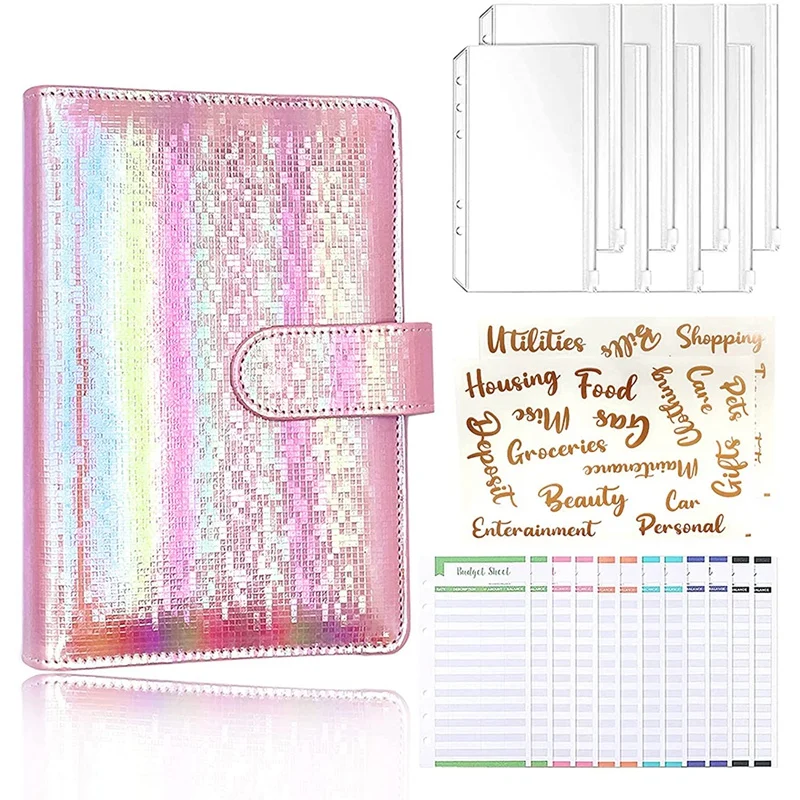 

Cash Envelopes For Budgeting A6 Budget Binder With A6 Binder Zippe Pockets Expense Budget Sheets Letter Sticker Labels