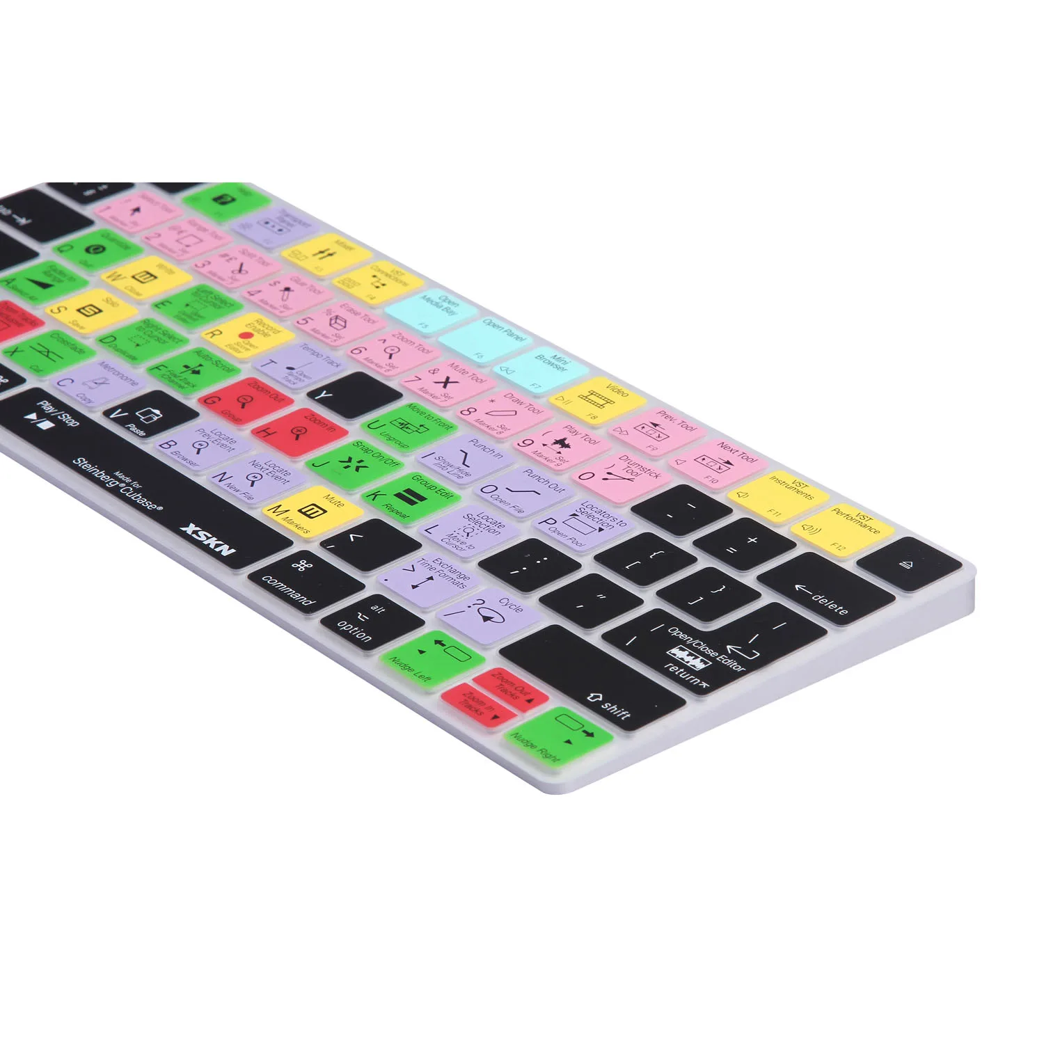 XSKN Steinberg Cubase Shortcuts Чехол для клавиатуры волшебной A1644 функциональные клавиши
